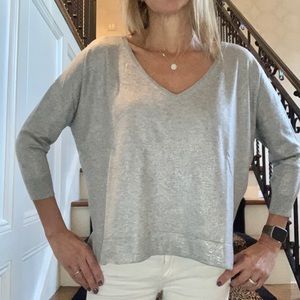 Joie silver boxy sweater
